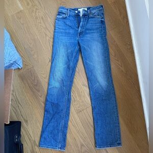 MOTHER Light Blue Denim Jeans